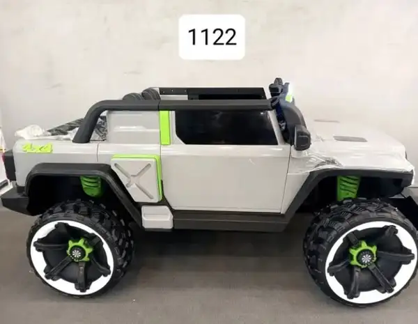 ماشین شارژی 4 موتوره جیپ.کد JEEP WN 1122.لاستیک اسفنجی