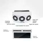 فن تهویه هوا خودرو انرژی خورشیدی SOLAR Power CAR Ventilation FAN(ضمانت کالا) thumb 4