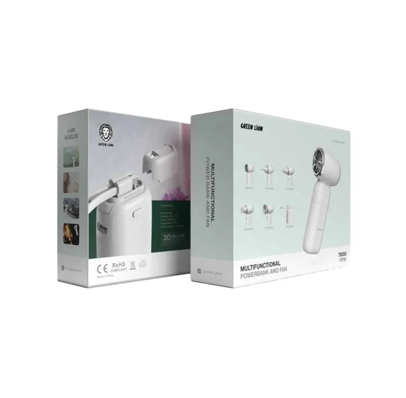 پاوربانک و جت فن چندکاره گرین لاین Green Lion Multifunctional 10000mAh Powerbank and Fan GL-MF110 gallery2