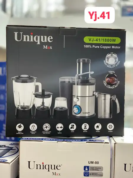 آبمیوه گیر 4کاره یونیک مدل VJ-41/1800W(اصل)
