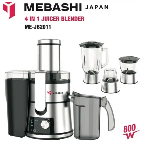 آبمیوه گیر 4 کاره مباشی ژاپن مدل JB2011