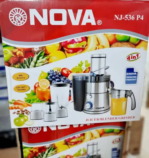 آبمیوه گیر تک کاره نوا مدل NJ_537 HP