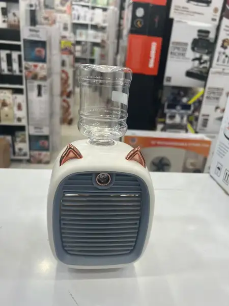 پنکه مه پاش شارژی رومیزی طرح فانتزی روباه | Rechargeable Desk Mist Fan with Cat Design