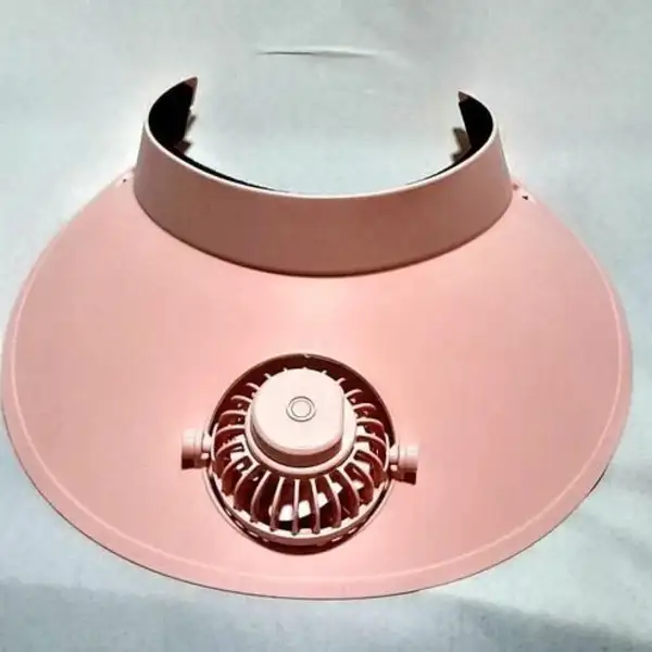 کلاه شارژی پنکه دار نقاب دار مناسب برای استفاده روزمره 3 ساعت مداوم کارکرد(اصلی)