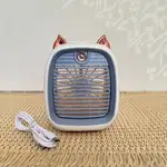 پنکه مه پاش شارژی رومیزی طرح گربه | Rechargeable Desk Mist Fan with Cat Desi thumb 1