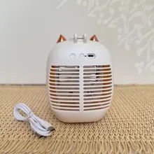 پنکه مه پاش شارژی رومیزی طرح گربه | Rechargeable Desk Mist Fan with Cat Desi gallery4