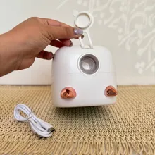 پنکه مه پاش شارژی رومیزی طرح گربه | Rechargeable Desk Mist Fan with Cat Desi gallery3