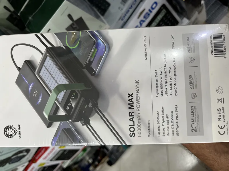 پاوربانک خورشیدی گرین لاین مدل Green Lion GL-PB73 gallery2
