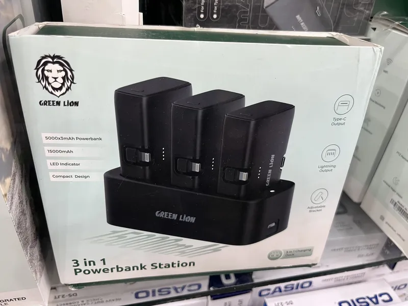 پاوربانک 5000 گرین لاین 3 در 1مدل Powerbank Station GL-PB45 gallery4
