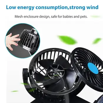 پنکه usb سه فن ماشین مدل f4310(پنکه کمپری) (three headed fan) اصلی. ضمانت کالا