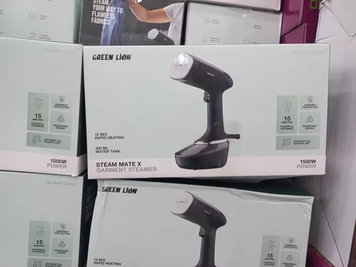 اتو بخار دستی گرین لاین مدل Green Lion Steam Mate X Garment Steamer GNGS1500WBLK