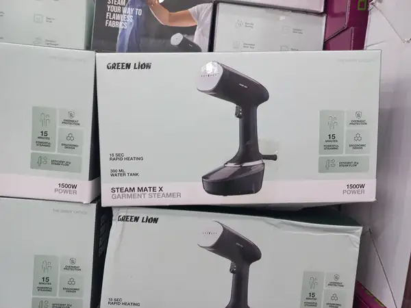اتو بخار دستی گرین لاین مدل Green Lion Steam Mate X Garment Steamer GNGS1500WBLK
