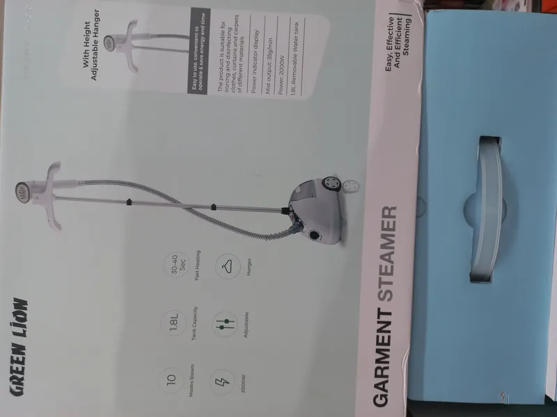 اتو بخار 2000 وات گرین لاین مدل GNGMPTSI9F.  Garment Steamer gallery1