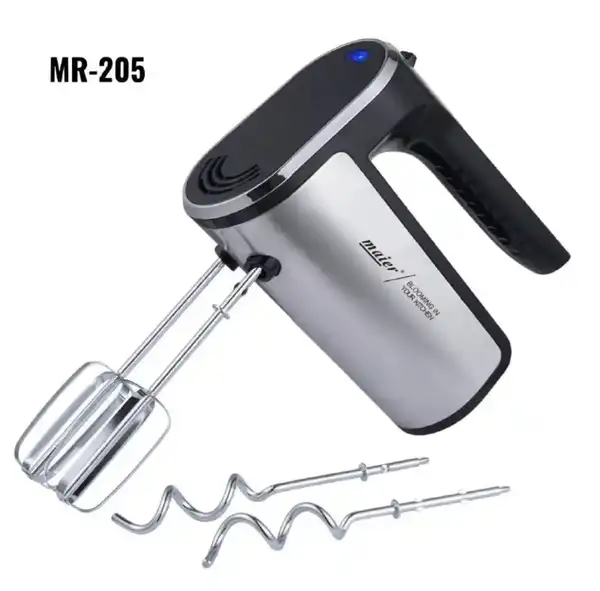 همزن برقی دیجیتال بدنه استیل تمام حرفه ای مایر آلمان مدل MR_205