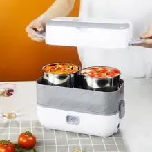 ظرف غذای برقی لانج باکس مدل LB-200W( دو طبقه ) gallery2