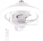 چراغ و پنکه سقفی ریموت دار AROMATHERAPY با لامپ thumb 4