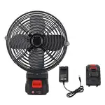 پنکه شارژی چرخشی متحرک   48 ولت توری فلزی مدل FAN LITHIUM 3PIN موتور براشلس( اصلی .ضمانت کالا) thumb 1