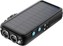 پاوربانک خورشیدی و اسپیکر بلوتوث پاورولوژی مدل Powerology 16000mAh Solar PP049 توان 20W gallery0