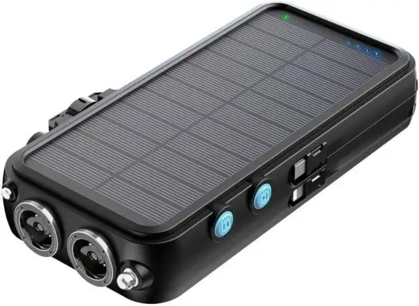 پاوربانک خورشیدی و اسپیکر بلوتوث پاورولوژی مدل Powerology 16000mAh Solar PP049 توان 20W