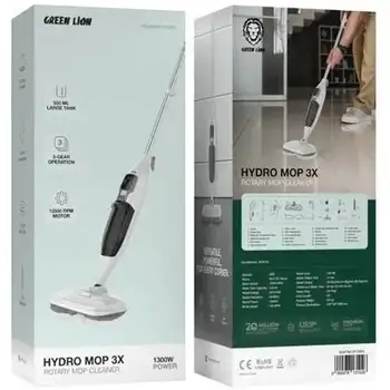بخارشوی گرین لاین مدل Green Lion Hydro Mop 3X Rotary Mop Cleaner 1300W (اصل)