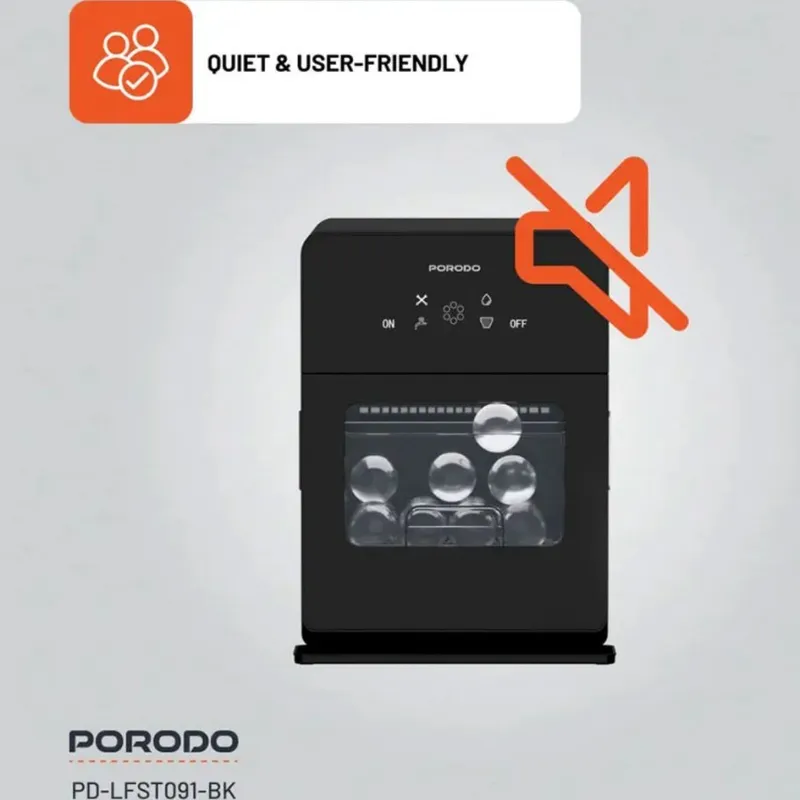 یخساز 10 کیلویی پورودو Porodo Sphere ice Machine PD-LFST091-BK gallery3