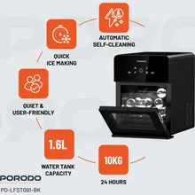یخساز 10 کیلویی پورودو Porodo Sphere ice Machine PD-LFST091-BK gallery6