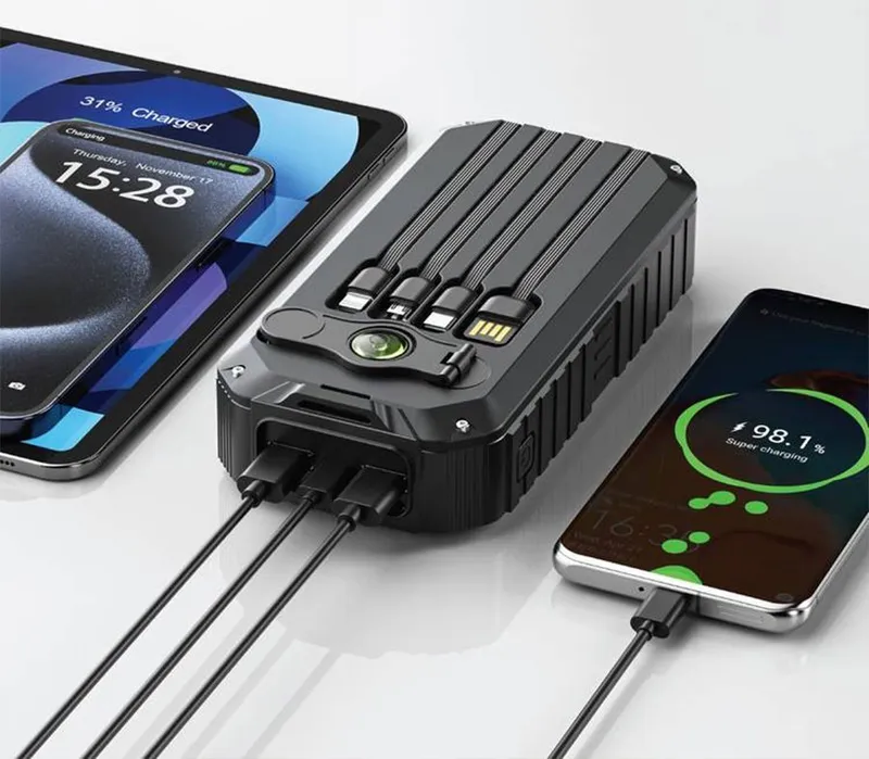 پاوربانک خورشیدی گرین مدل GL-PX15 ظرفیت 20 هزار میلی آمپر gallery1