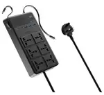 چندراهی برق تایمر دار با کابل متصل پاورولوژی Powerology 2500W 6AC Power Strip with Built-In Retractable Cables thumb 3