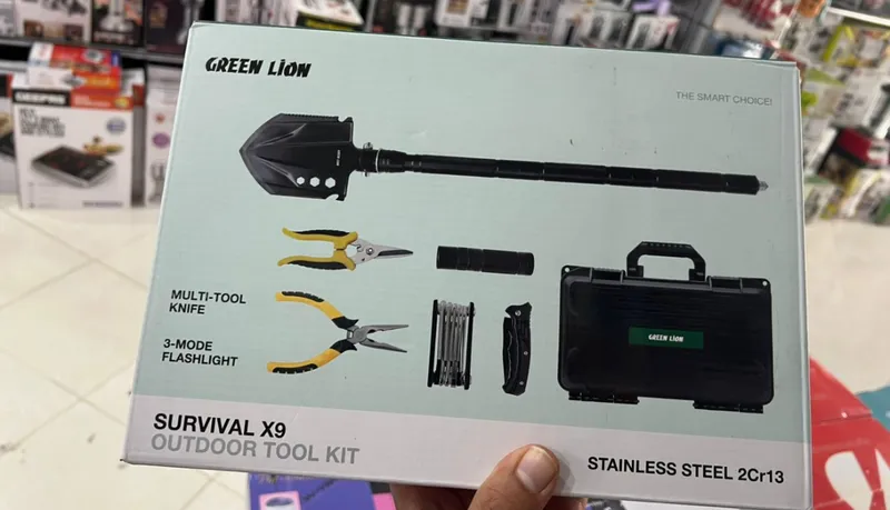 کیت ابزار چندکاره گرین لاین مدل Survival X9 gallery0