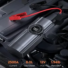 جامپ استارتر و پمپ باد گرین لاین  Portable Jump Starter with Air Pump gallery1