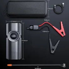 جامپ استارتر و پمپ باد گرین لاین  Portable Jump Starter with Air Pump gallery3
