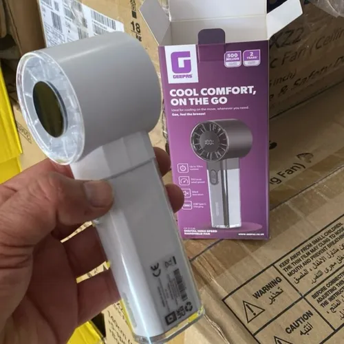 پنکه و جت فن شارژی دیجیتالی جی پاس مدل GF21226