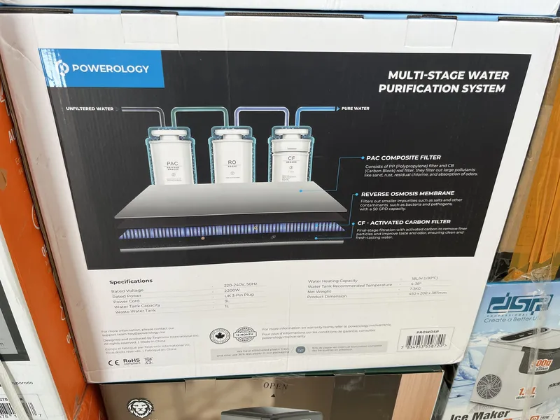 دستگاه تصفیه آب و آب سردکن هوشمند پاورولوژی مدل Powerology PROWDSP gallery6