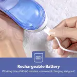 پرزگیر شارژی Geepas مدل GLR63069UK-BL تیغه استیل مخزن جدا شونده ،شارژر Type-c thumb 3