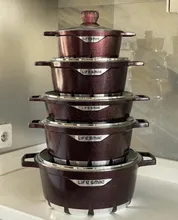 سرویس قابلمه ده پارچ لایف اسمایل مدل FLCM10 gallery8