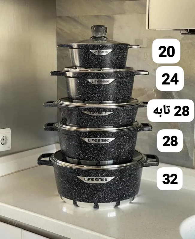 سرویس قابلمه ده پارچ لایف اسمایل مدل FLCM10 gallery6