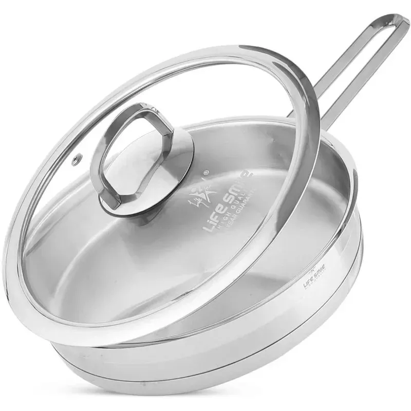 تابه تک استیل سایز 26لایف اسمایل مدل LIFEP12FRY_28SILVER gallery1