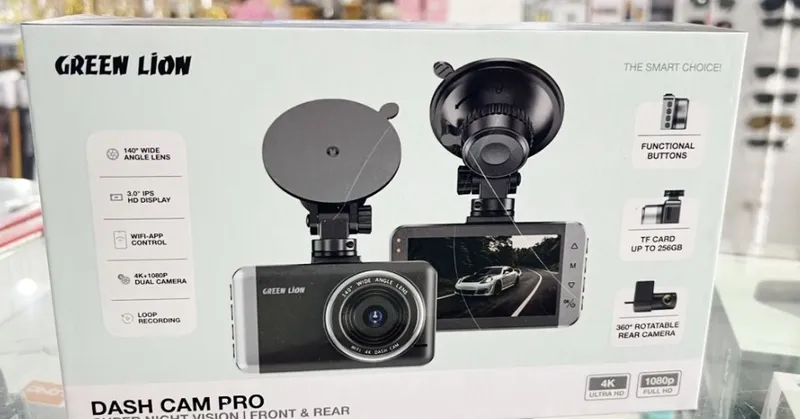 دوربین ثبت وقایع خودرو جلو و عقب گرین لاین Green Lion Dash Cam Pro Front and Rear gallery4