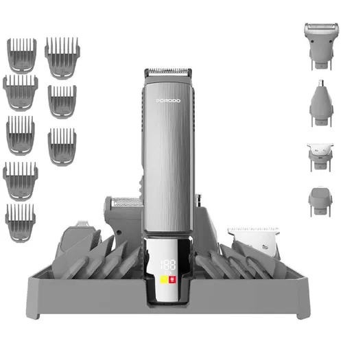 ست ماشین اصلاح پرودو مدل PD-LFST112 با تیغه استیل ضد زنگ و برش خطی