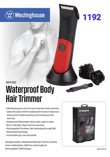 ماشین اصلاح بدن وستینگ هاوس آمریکا مدل 1192