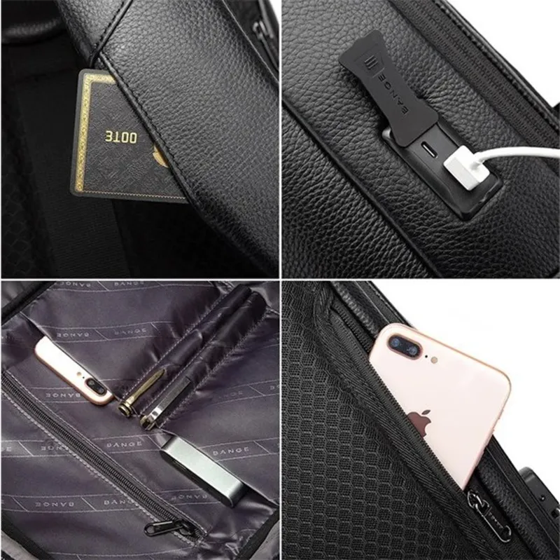 کوله پشتی بنج مدل BG6621 مناسب برای لپ تاپ 15.6 اینچ ضد سرقت با جنس پلی استر gallery5