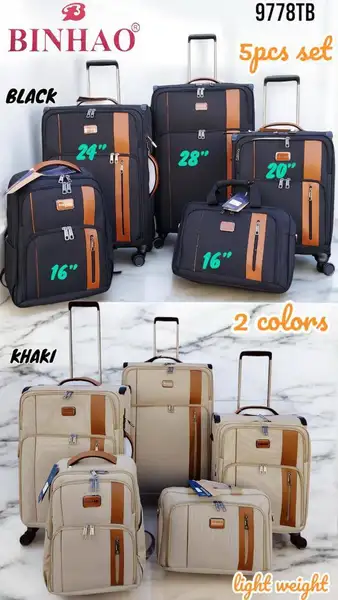 چمدان 5 عددی BINHAO 9978