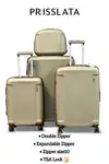 چمدان 4 عددی PRISSLATE 13147 پورت USB thumb 3