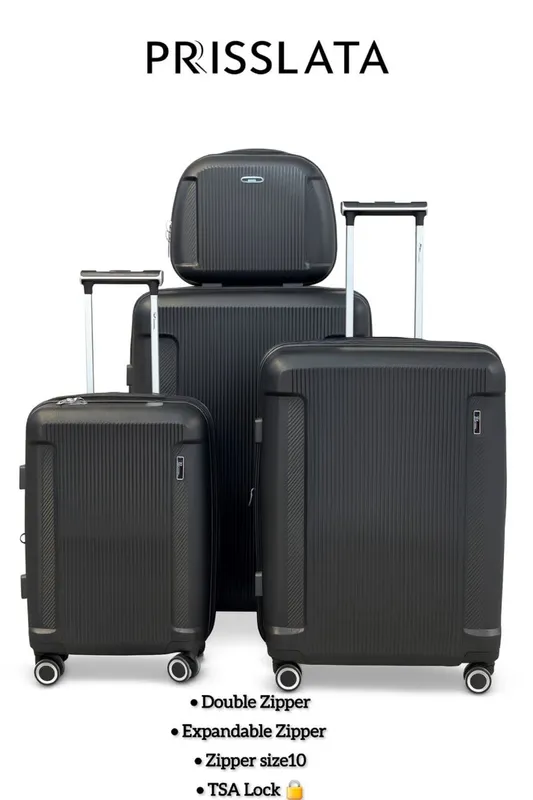 چمدان 4 عددی PRISSLATE 13147 پورت USB gallery3