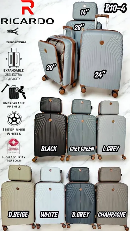 چمدان 4 عددی ریکاردو مدل RICARDO R10_4 gallery0