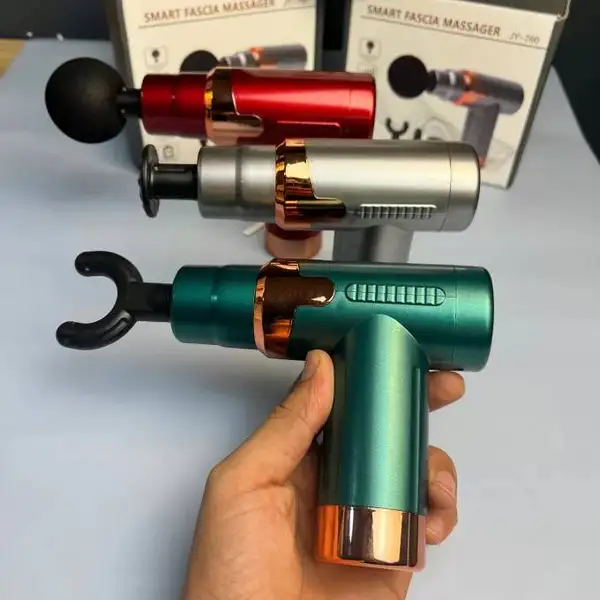 ماساژور تفنگی گان سرد و گرم 6 سر مدل MASSAGE GUN JY-760 PLUS