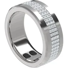 حلقه هوشمند پرودو مدل PD-SLRT9 سایز 8 تا 9 با رنگ سیلور gallery2