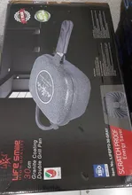 تابه دو طرفه سایز 32 لایف اسمایل کد LIFEP72_30-_GRAY gallery3