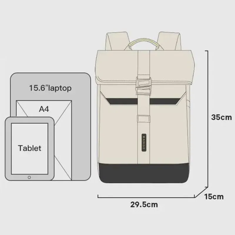 کیف کوله پشتی لپ تاپ بنج BANGE backpack BG-3126 gallery11