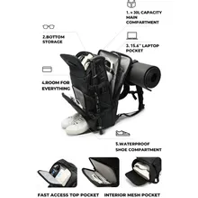 کوله پشتی کوهنوردی ، مسافرتی و لپ تاپ 15.6 اینچ بنج FW-229 gallery7